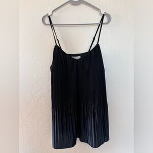 Ombré accordion pleated tank NWT